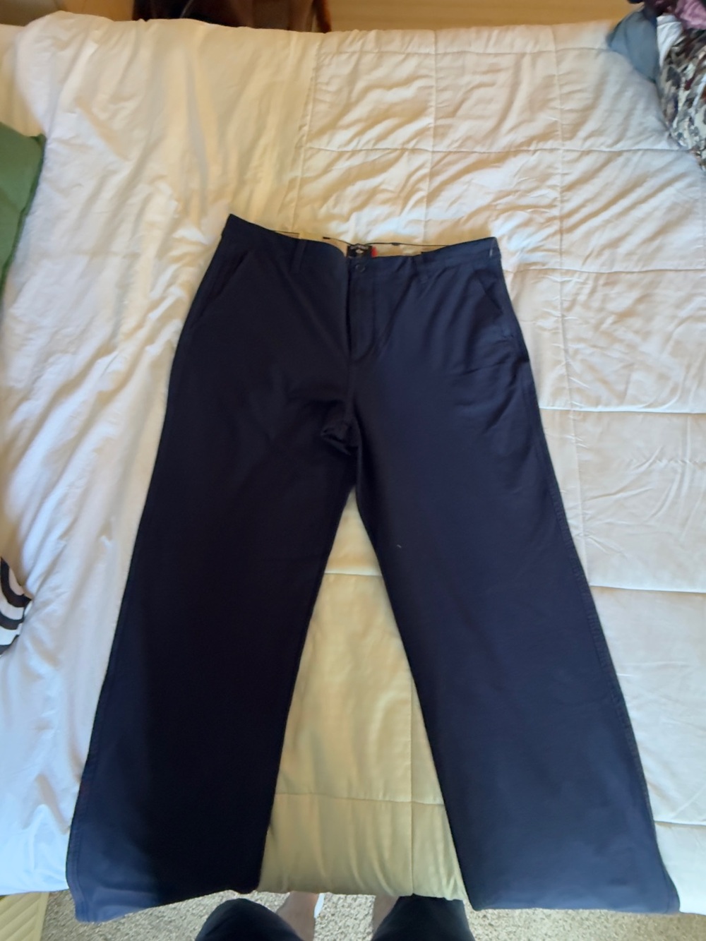 Dockers Men's Navy Straight-Leg Chinos